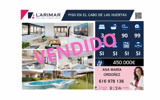 VENTA PISO + 3 PLAZAS GARAJE A 50 METROS DE LA PLAYA DE SAN JUAN ALICANTE