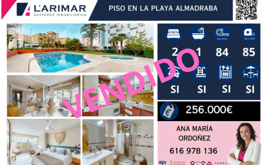 PISO CON VISTAS AL MAR PLAYA DE LA ALMADRABA