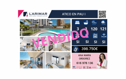 VENTA ÁTICO DÚPLEX EN EL PAU 1 ALICANTE